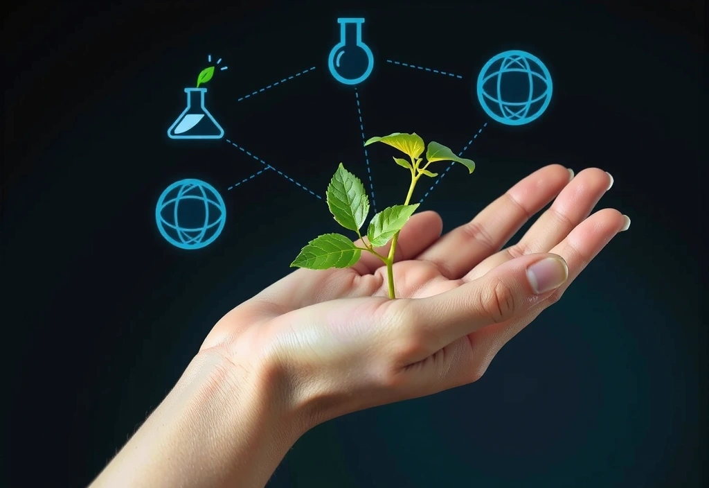 Une personne âgée souriante faisant du yoga en plein air, symbolisant la vitalité